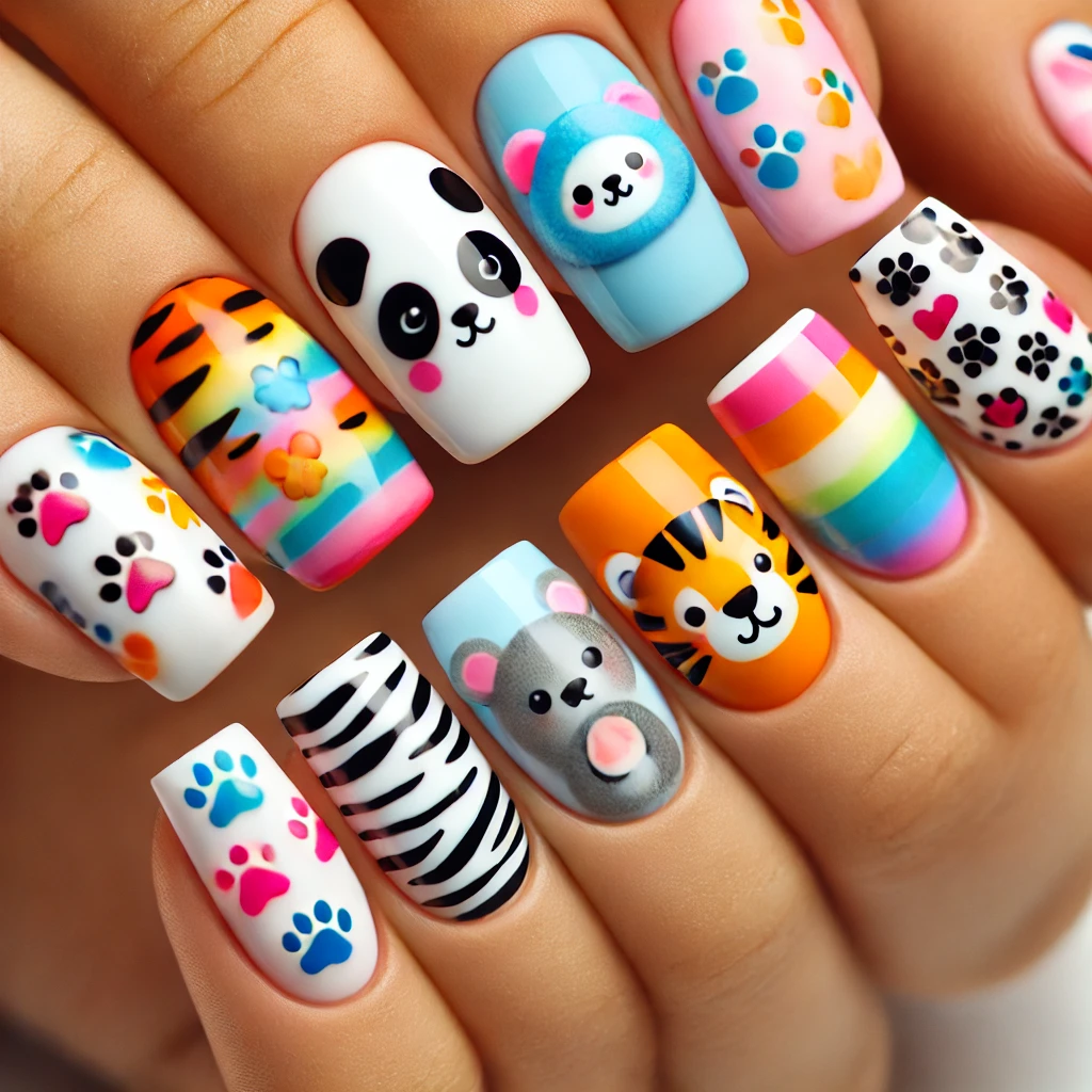 Adorable Animal Prints For Cute Nails