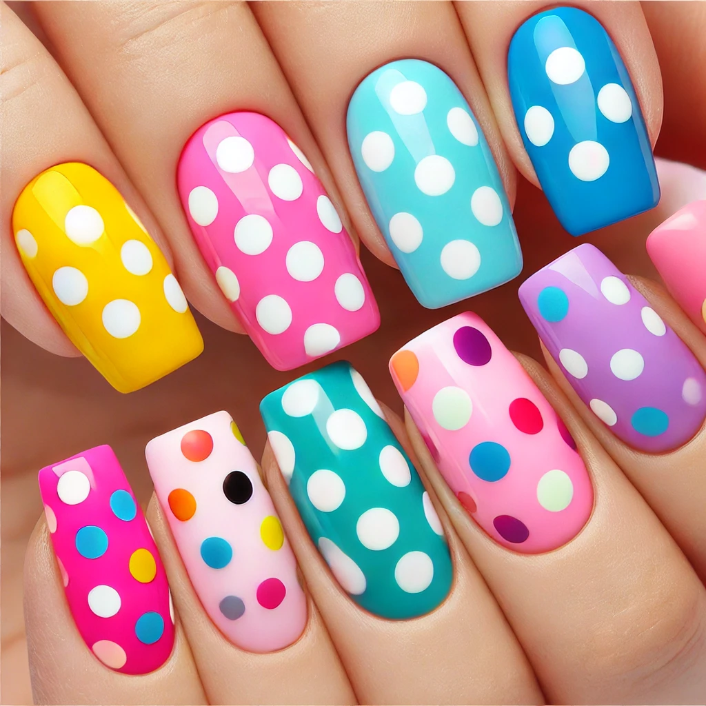 Bright and Fun Polka Dots For 10 Years Old