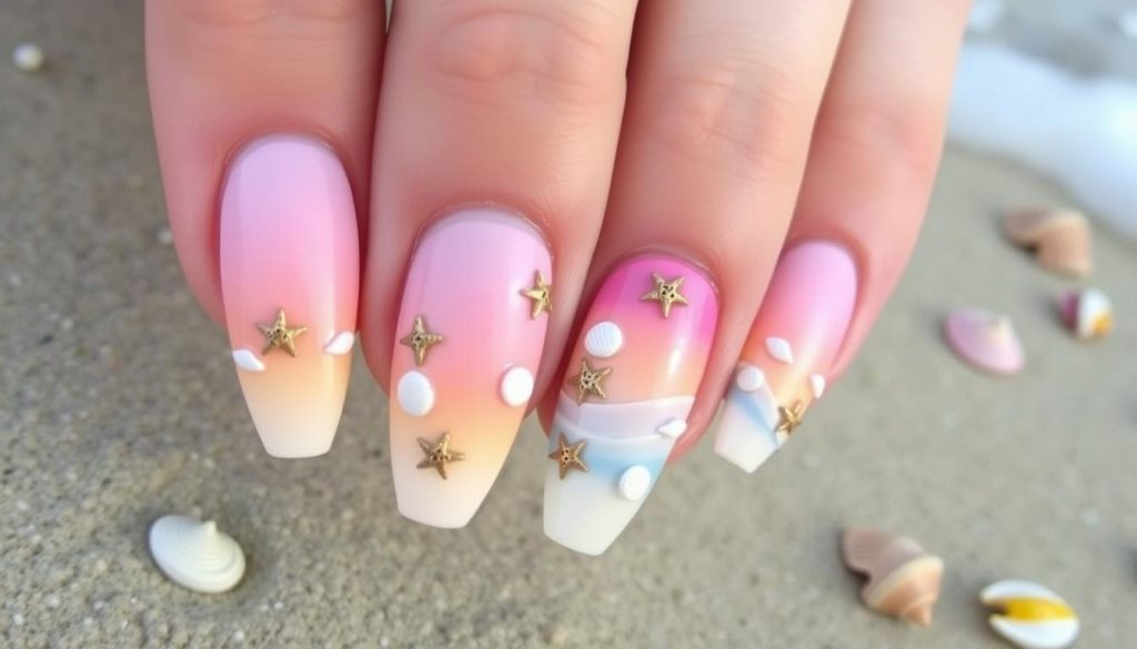 Cute Beach Nails Ideas