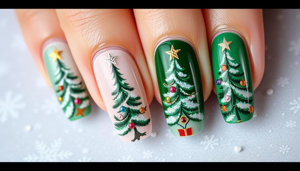 Easy Christmas Nails (Festive DIY)