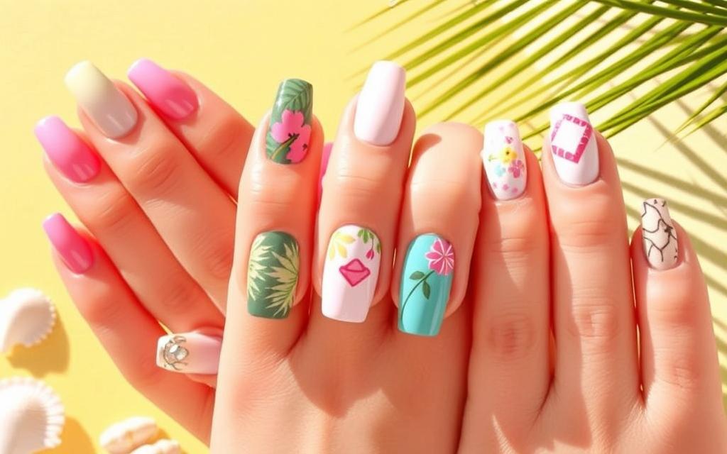 Simple Summer Nails Arts 2024